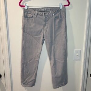 Women’s Michael Kors Gray Denim Capri Pants #19